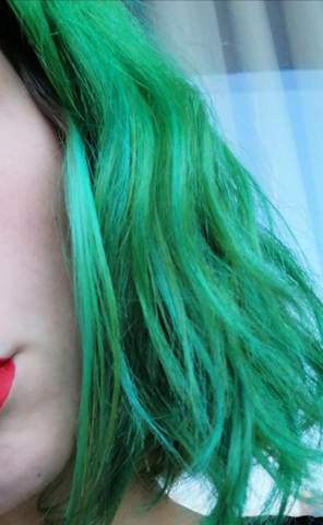 grune haare zu lilac haare farben