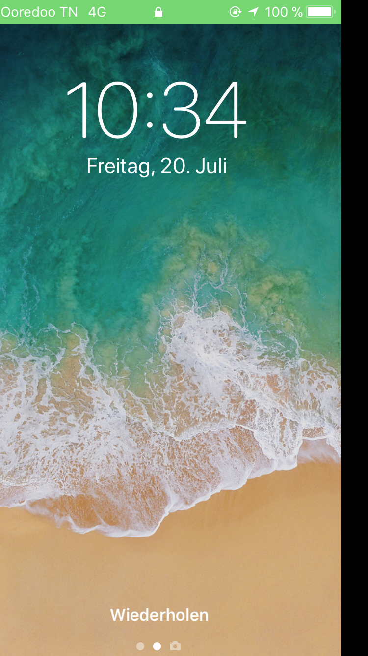 Grüner Balken im Handy HILFE? (Technik, Technologie, Smartphone)