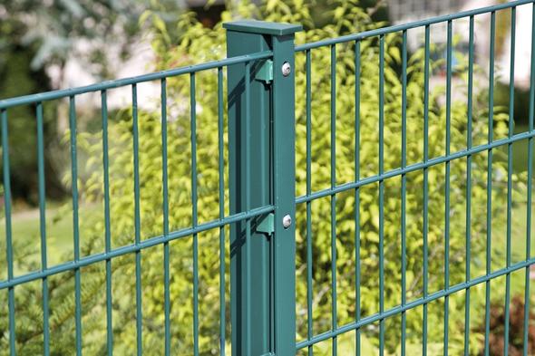 Grüner Metall Zaun Garten Gartenzaun Vorgarten kosten? Mit ...
