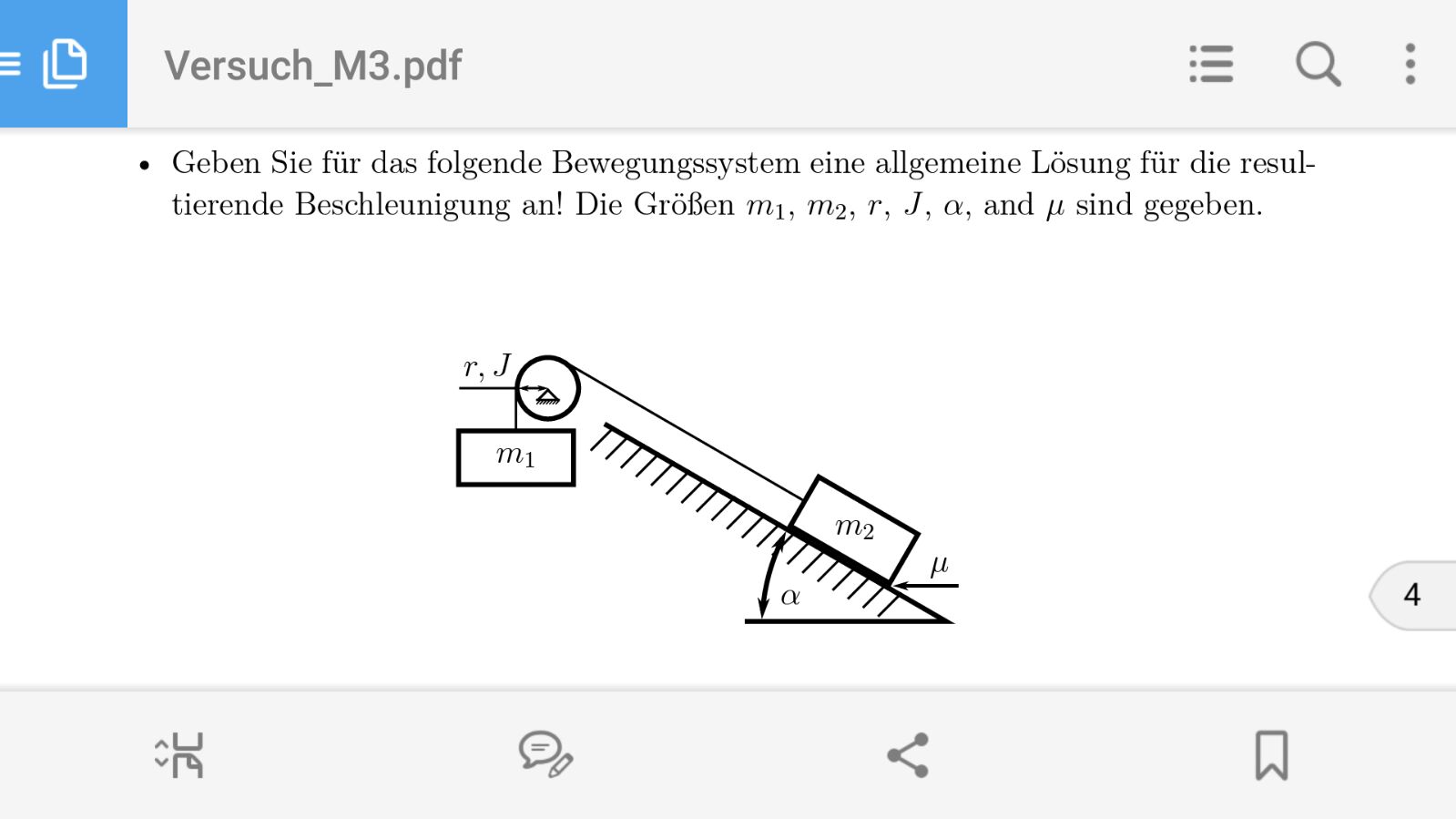 Grundgesetz der Rotation, Trägheitsmoment? (Physik ...