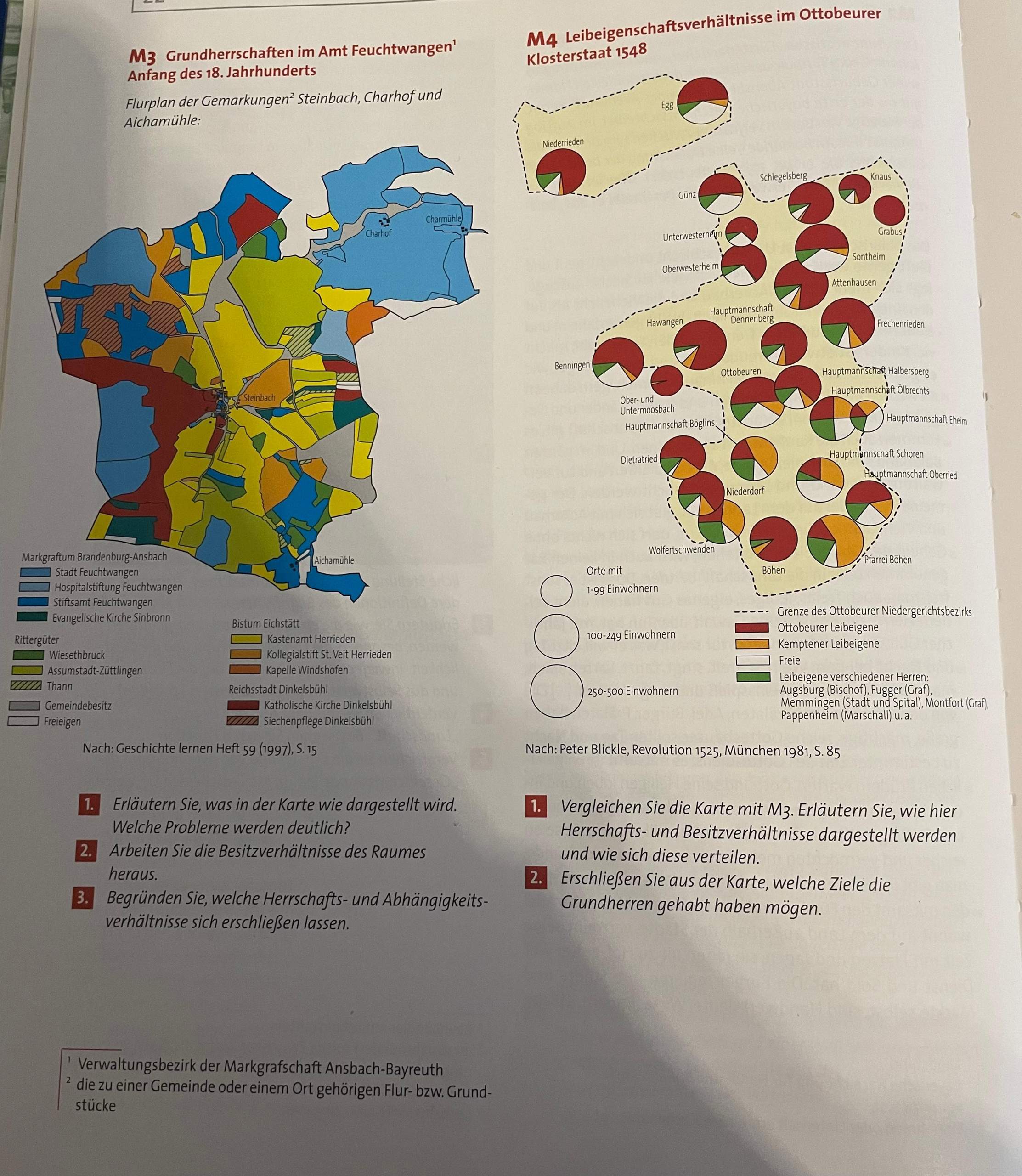 Grundherrschaft der Ständegesellschaft 15.18. Jahrhundert Feuchtwangen