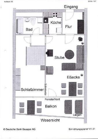 Grundriss berechnen - nur mit Grundriss-Bild, nicht original und ohne Maße  (Mathematik, Wohnung, Textaufgabe)