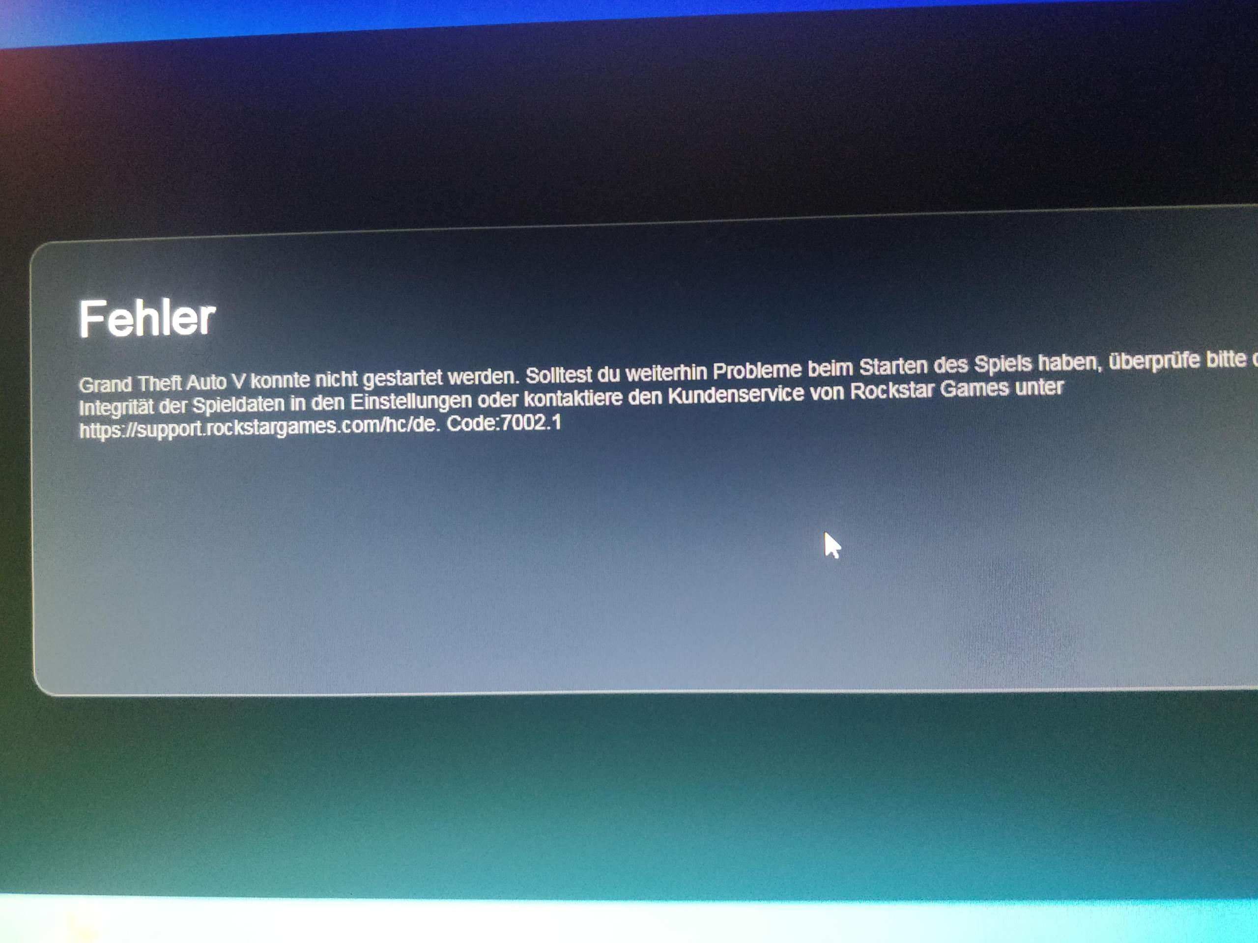 Gta 5 Gab Es Ja Kostenlos Im Epicstore Und Ich Habe Es Mir Herunterladen Und Launcher Alles Und Dann Wo Ich Es Gestartet Habe Kam Der Fehler 7002 1 Wie Beheben Computer Technik Pc