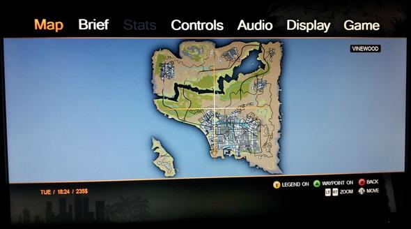 1. Map - (Computerspiele, Xbox 360, GTA V)