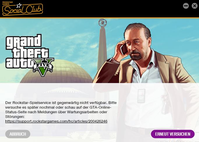 GTA 5 Problem "Spielserver nicht verfügbar" (PC-Spiele ...