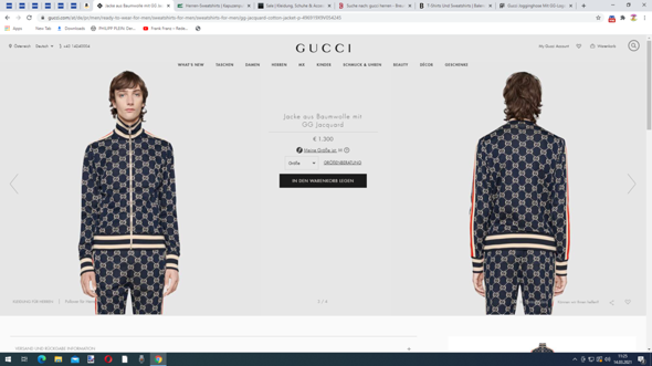 Gucci Anzug?