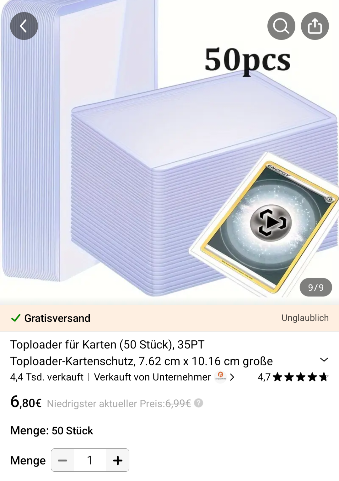 CollectHall Sammelkarten-Box Mit Magnetverschluss – Für Toploader, Vertikale Aufbewahrung, Schwarzes Lederdesign