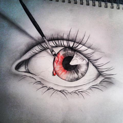 ein Auge von mir - (Kunst, zeichnen)