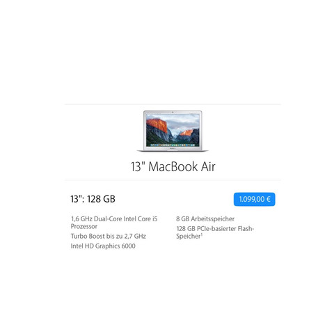 MacBook Air 13 Zoll - (PC, Apple, Macbook)