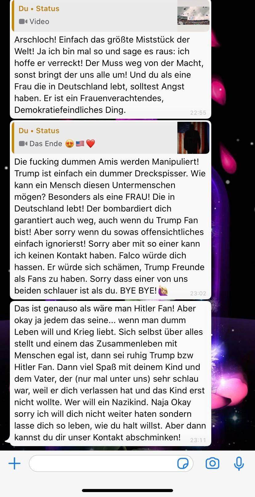 Er Will Nur Freundschaft Kontakt Abbrechen Gute Freundin will Kontakt wegen Trump abbrechen? (Liebe und Beziehung