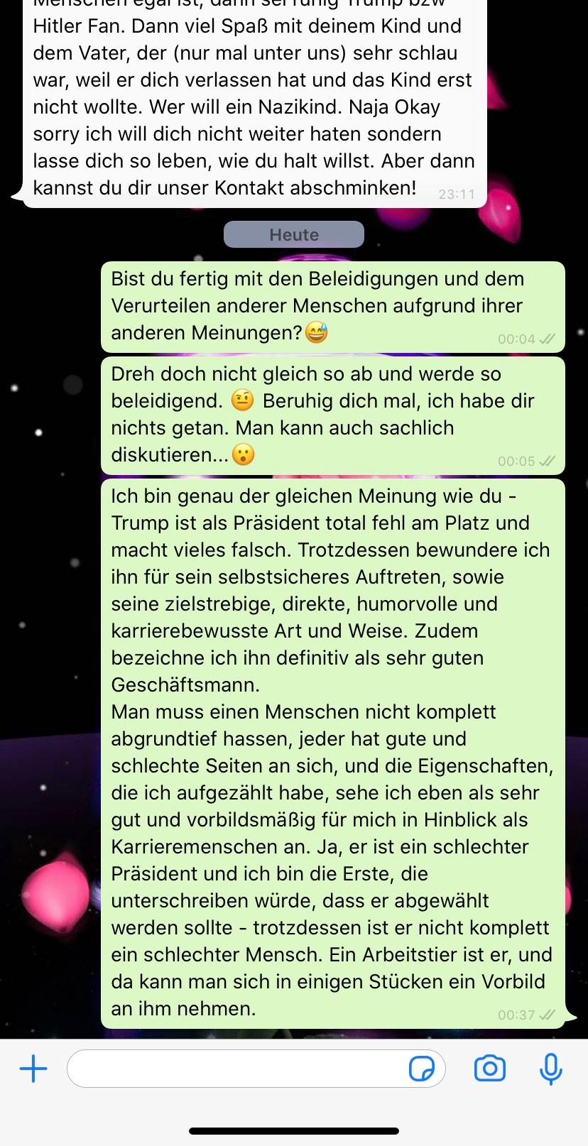 Er Will Nur Freundschaft Kontakt Abbrechen Gute Freundin will Kontakt wegen Trump abbrechen? (Liebe und Beziehung