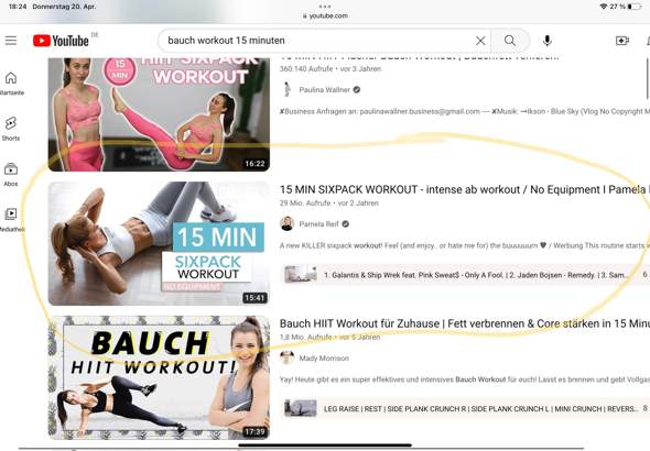 Gute Workout combo?