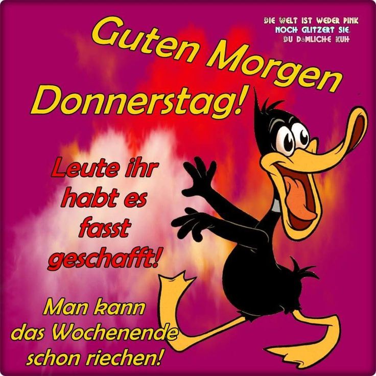 Guten Morgen am Donnerstag euch allen hier? (Leben ...