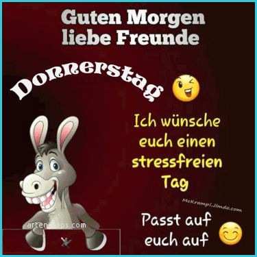 Guten Morgen heute am Donnerstag, welche Angewohnheiten ...