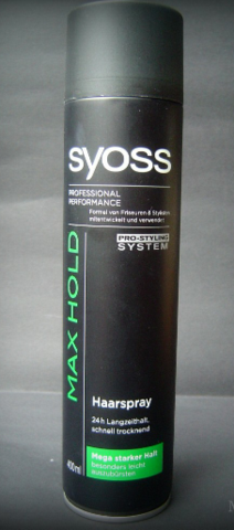 grüner syoss Haarspray - (Haarspray, syoss, guter Halt)