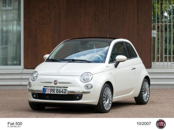Fiat 500 in weiß x3 - mein Traumauto! - (Führerschein, anfängerauto, Fiat 500)