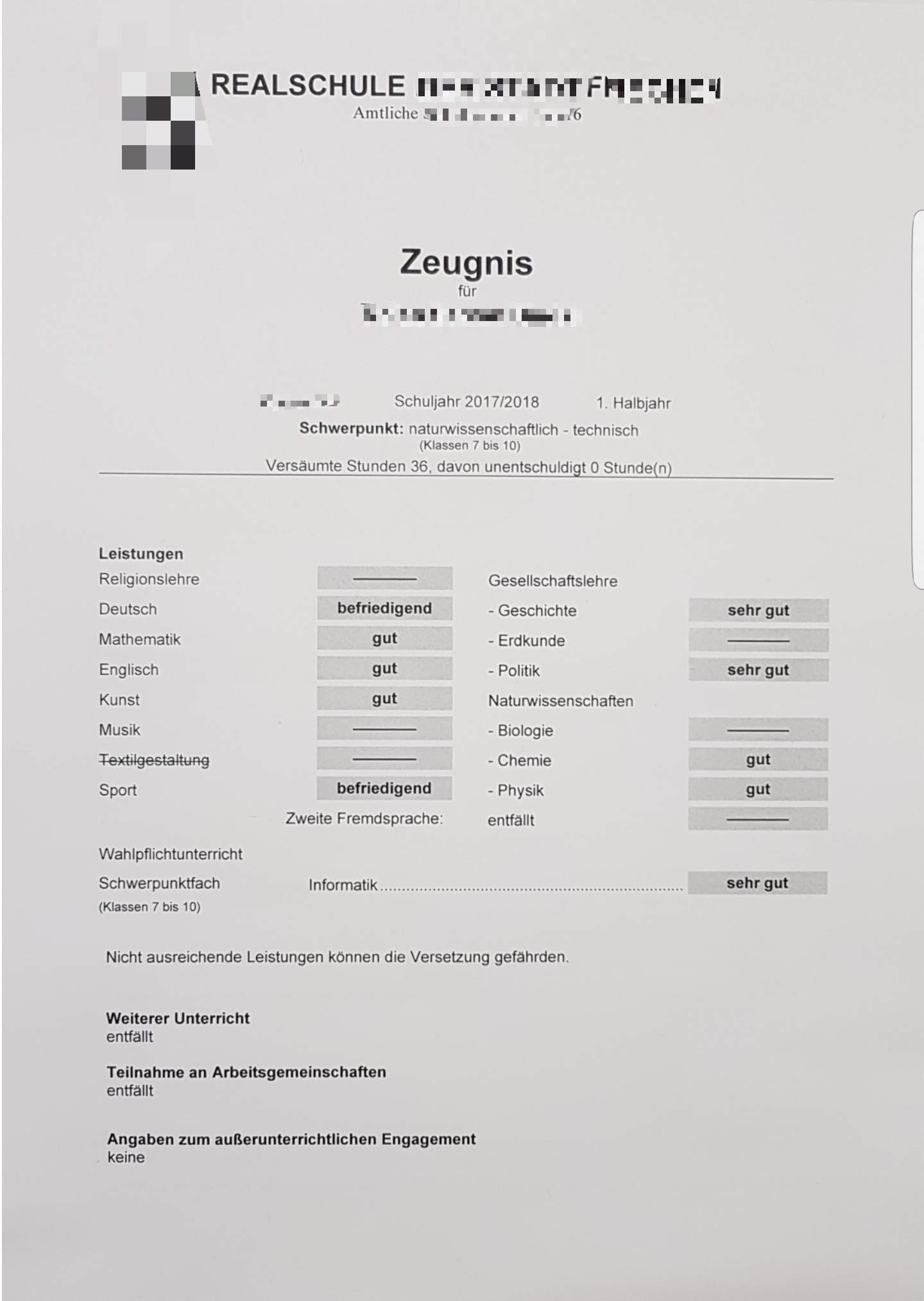 Gymnasium und realschule wechsel? (Schule, Ausbildung und Studium, Umfrage)