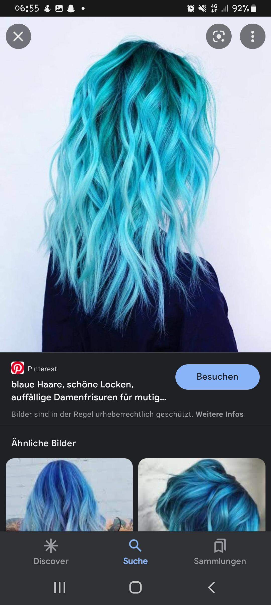 Haare blau färben? (Aussehen, Farbe, Friseur)