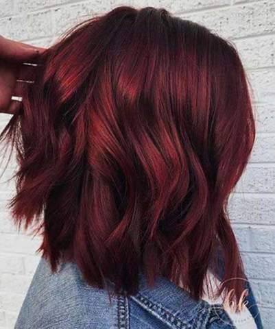haare dunkelrot weinrot farben beauty