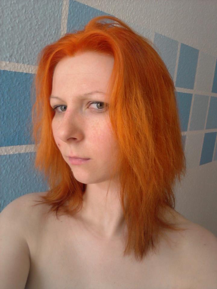 Haare extrem orang geworden HILFE! (Frisur)