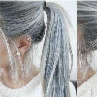 Haare Grau Farben Ist Blondieren Ein Muss Braun