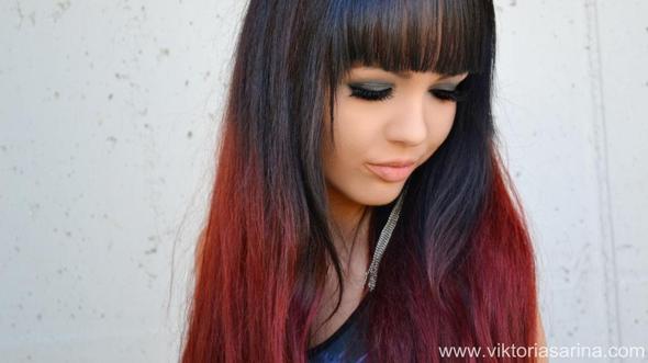 Haare mit strähnen braune roten Welche Haarfarbe