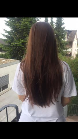 Ergebnis der Färbung  - (Haare, Friseur, rote Haare)
