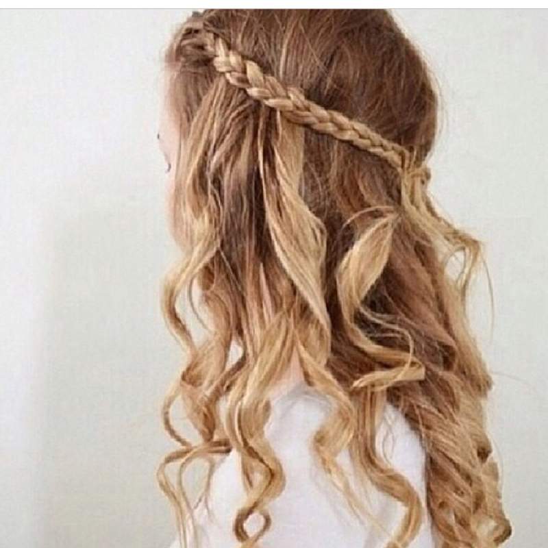 Von Blond Auf Braun Mit Strähnchen