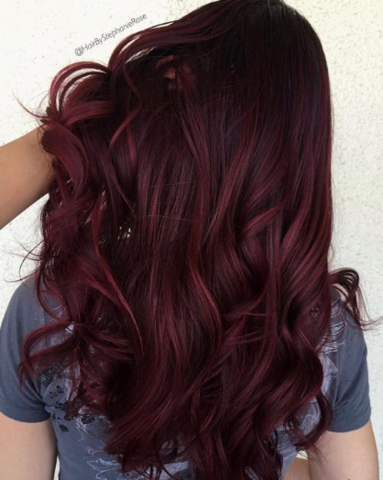 Dunkelbraun Rote Haare