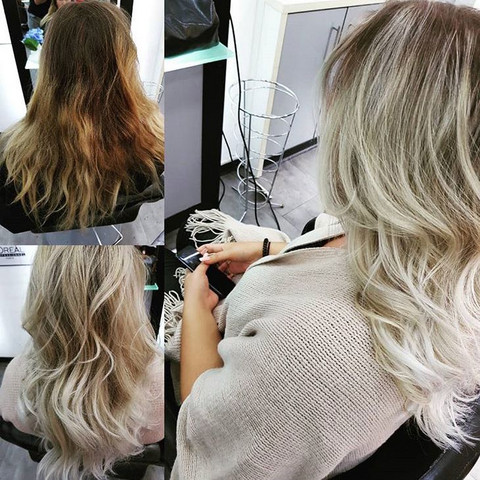 Haare Von Schwarz Auf Blond Grau Geht Das Beauty Frisur Friseur