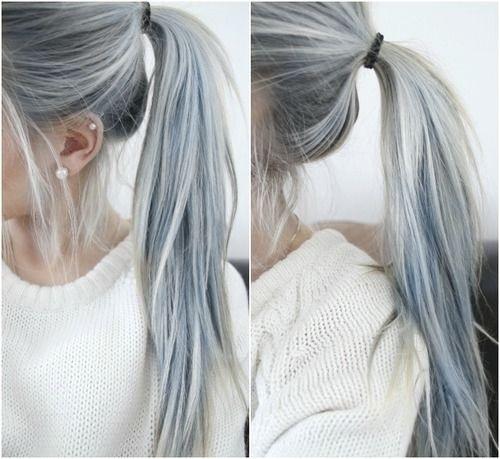 Blaue Haare 16 Haare Blau Faerben