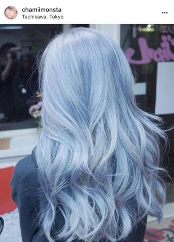 Haarfarbe für Pastellblau?
