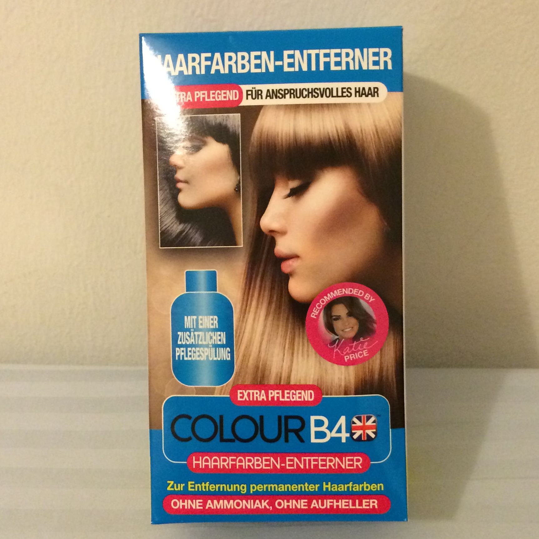 Haarfarben entferner von B4 funktioniert das Haare 