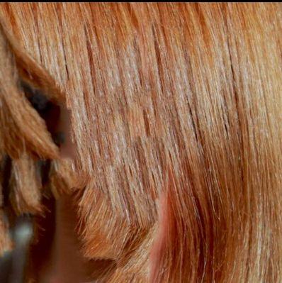 Meine Haarfarbe (inzwischen heller) - (Haare, Friseur, Haarfarbe)