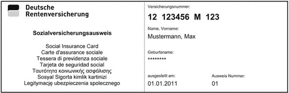 Hab Einen Sozialversicherungsausweis Bekommen Und Nun Amt