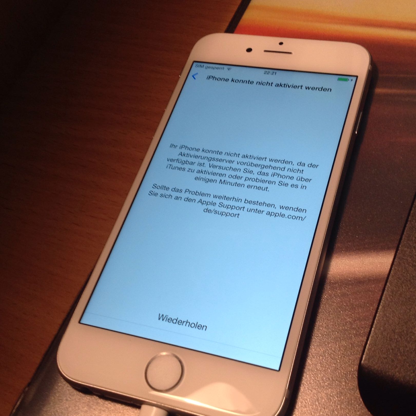 Hab Problem mit meinem iPhone 6. musste iPhone 'löschen