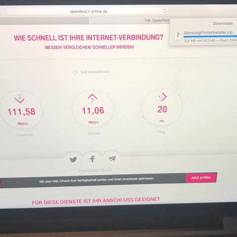 Habe 0er Leitung Aber Mein Internet Ist Extrem Langsam Siehe Bild Vodafone Kabel Deutschland