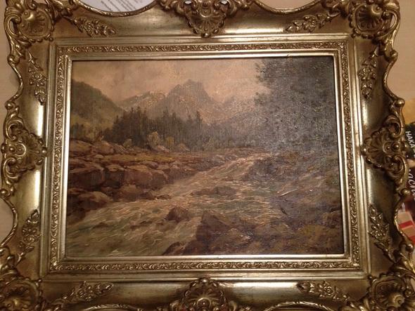 Skumring Dusk 100x100 Cm Akryl Olje Skumring Dusk