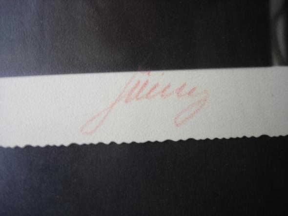 Unterschrift - (Foto, Göring)