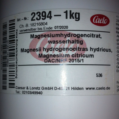 MagnesiumFoto1 - (Gesundheit und Medizin, Sport, Ernährung)