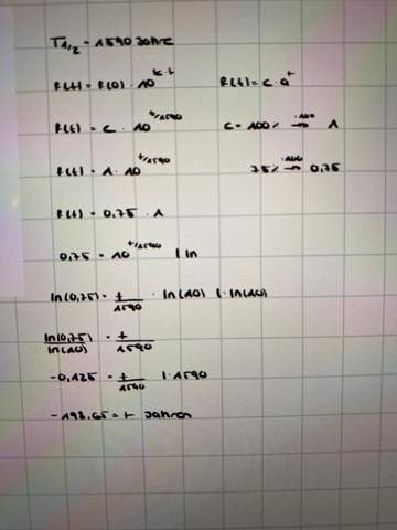Habe ich richtig gerechnet? (Funktion, rechnen, Gleichungen)