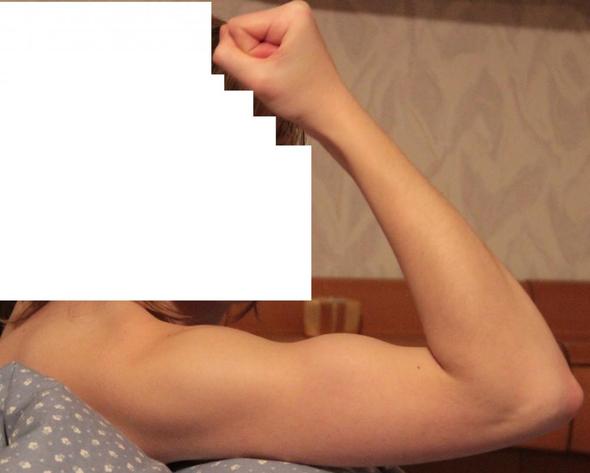 nochmal mein Muskelarm - (Frauen, Muskeln, Bizeps)