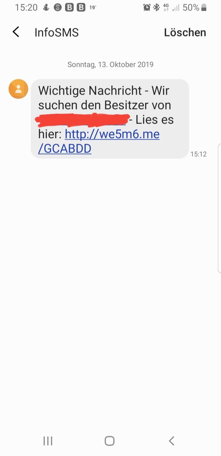 Habt Ihr Auch So Eine Nachricht Bekommen Handy Smartphone Sms