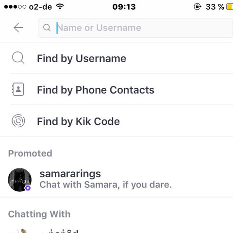 des da unten - (KIK, The Ring, socialmedie)