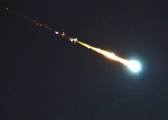 Habt ihr schonmal einen Meteoriten in der Atmosphäre verglühen sehen?