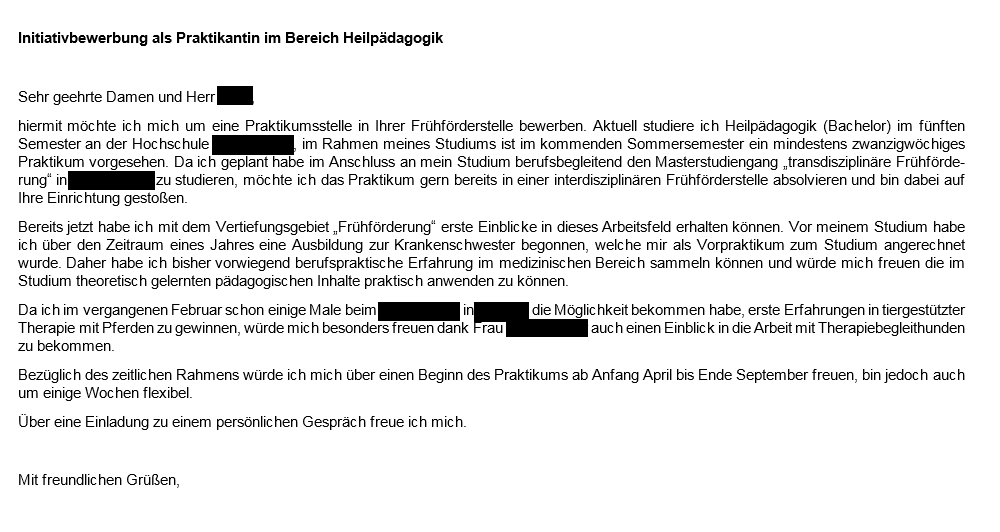 Habt Ihr Tipps Zur Verbesserung Der Bewerbung Studium Praktikum Padagogik