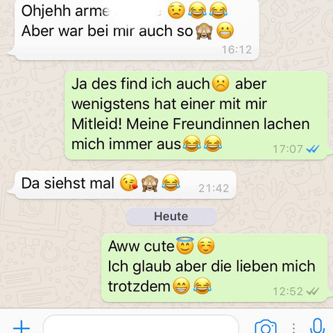 Mädchen flirten per whatsapp