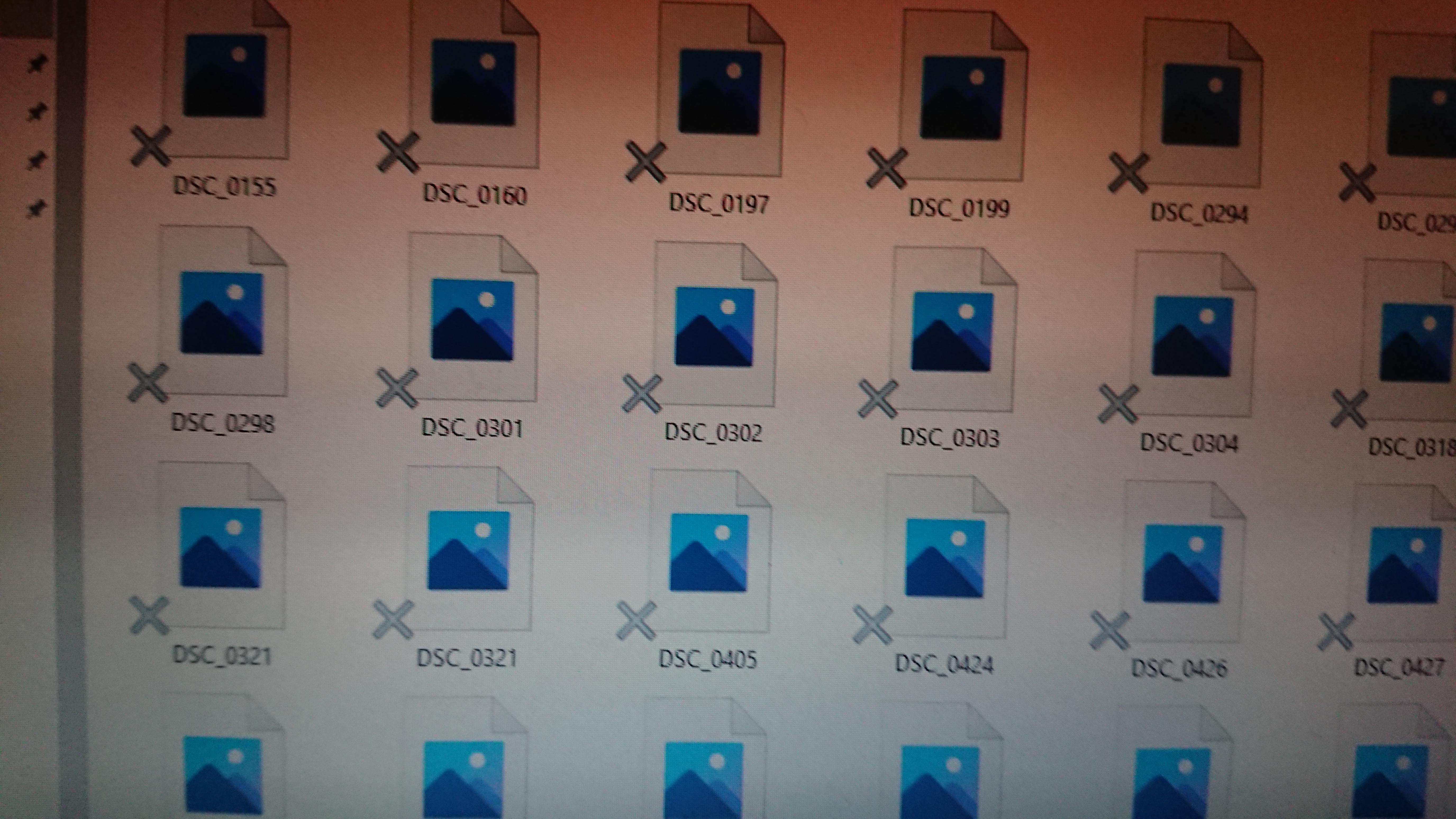 Hallo, alle mit Paint erstellten Dateien sowie alle Fotos in meinen Ordnern lassen sich nicht ...