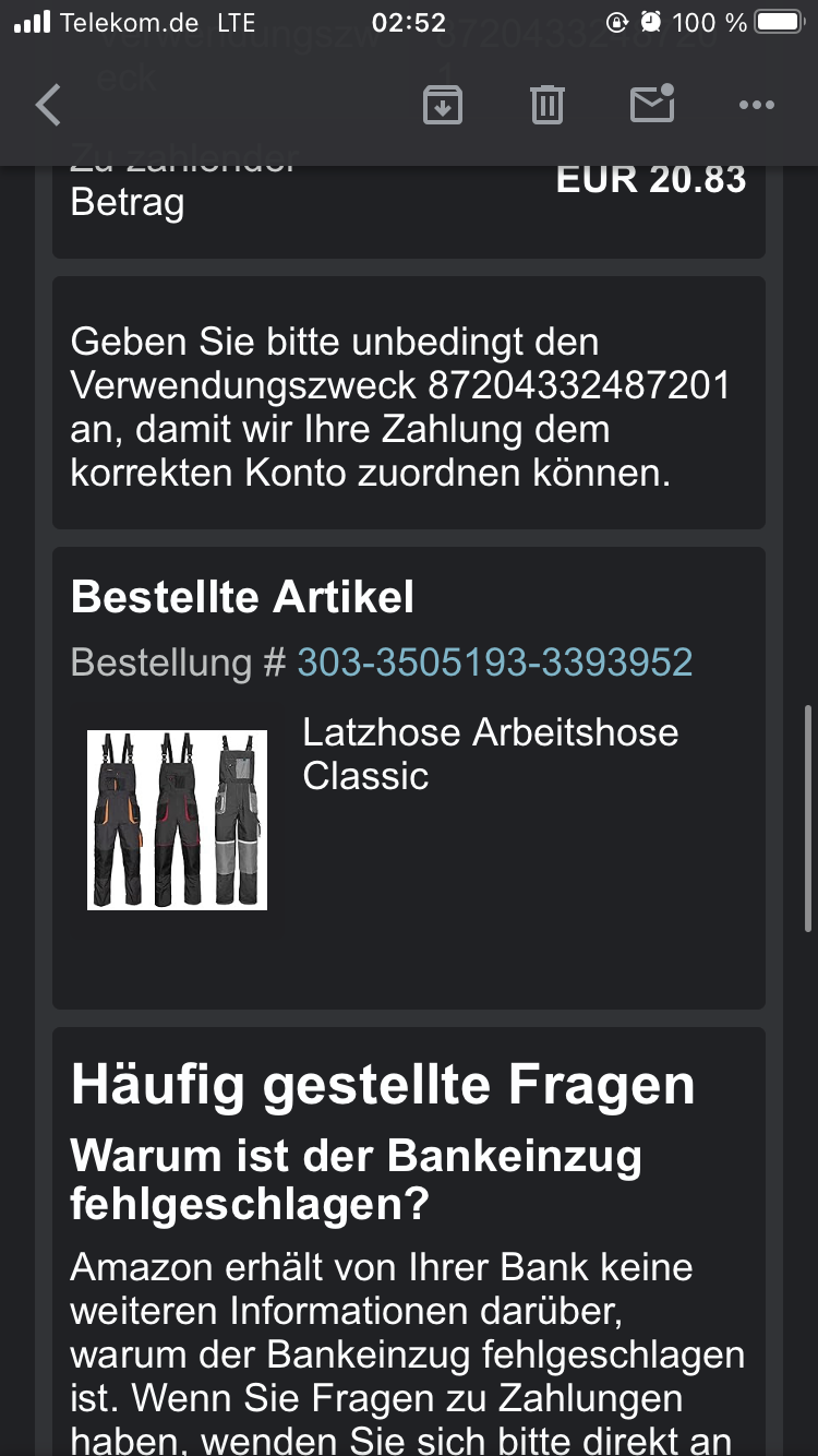 Hallo ich bin bei Amazon eine Kunde und habe da ein Problem wie kann