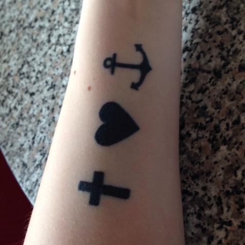 Familien Tattoo Herz